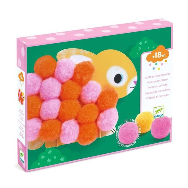 COLLAGE POMPOMS ANIMALS I CERCLES | 3070900000490 | Llibreria Online de Tremp