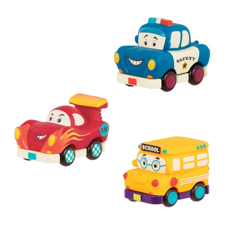 MINI COTXE DE TRACCIÓ (ASSORTIT: BUS ESCOLAR, GRUA, COTXE DE CARRERES, COTXE DE POLICIA) | 062243422292