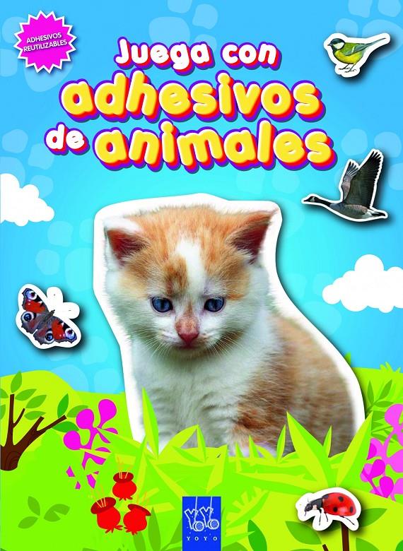 JUEGA CON ADHESIVOS DE ANIMALES. AZUL | 9788408090076 | AAVV | Llibreria Online de Tremp