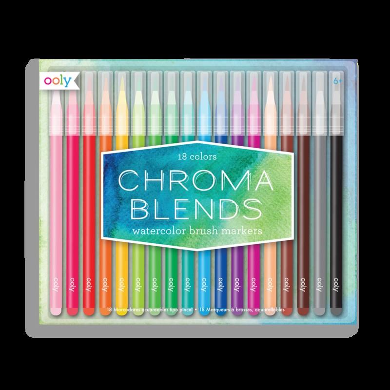18 MARCADORS AQUAREABLES PINZELL CHROMA BLENDS | 810078030140 | Llibreria Online de Tremp