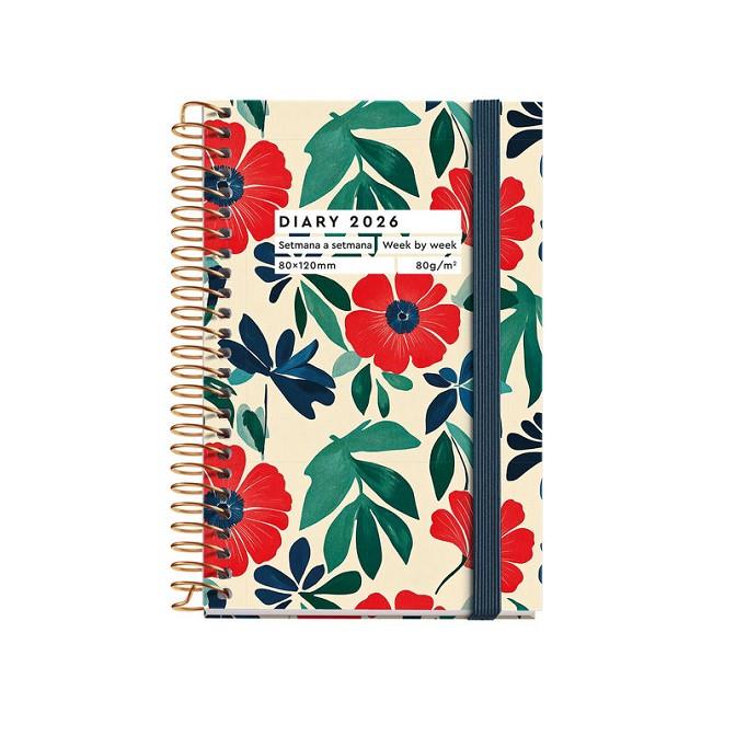 AGENDA 2026 SETMANA VISTA HORITZONTAL ESPIRAL MINI | 8422593391679 | Llibreria Online de Tremp