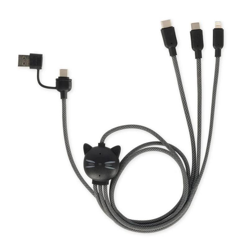 CABLE DE CÀRREGA I SINCRONITZACIÓ 3 EN 1 KITTY | 8052694017415 | Llibreria Online de Tremp