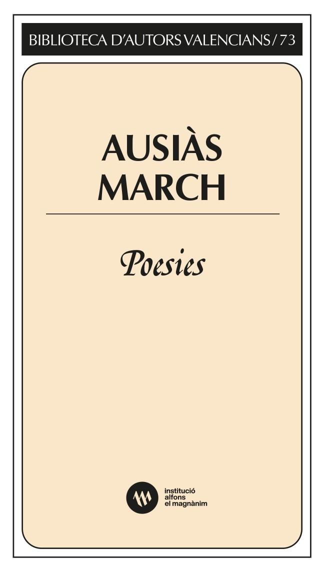AUSIÀS MARCH. POESIES | 9788411560627 | MARCH I RIPOLL, AUSIÀS | Llibreria Online de Tremp