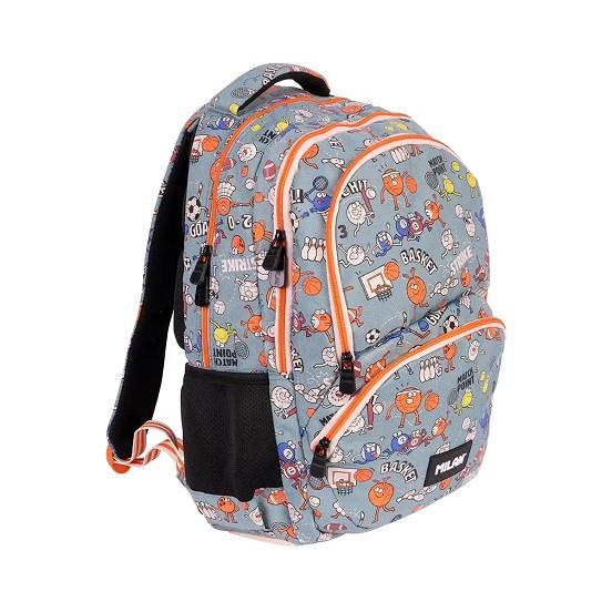 MOTXILLA ESCOLAR 4 CREMALLERES (25 L) SÈRIE ESPECIAL SPORTS | 8411574115472 | Llibreria Online de Tremp