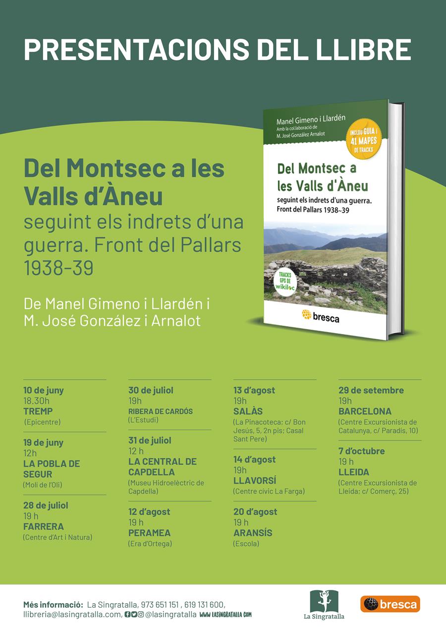 DEL MONTSEC A LES VALLS D'ÀNEU SEGUINT ELS INDRETS D'UNA GUERRA - Llibreria Online de Tremp