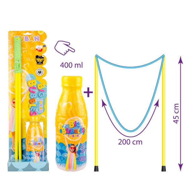 TUBAN CONJUNT BOBBLES VARETA + 400 ML LÍQUID | 5907731336376 | Llibreria Online de Tremp