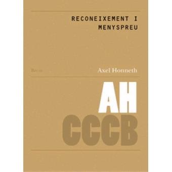RECONEIXEMENT I MENYSPREU | 9788461337231 | HONNETH, AXEL
