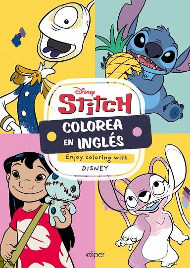 COLOREA EN INGLÉS CON LILO & STITCH (ENJOY COLORING WITH DISNEY) | 9788419487575 | DISNEY | Llibreria Online de Tremp