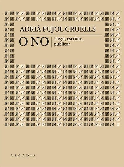 O NO | 9788412745733 | PUJOL CRUELLS, ADRIÀ | Llibreria Online de Tremp