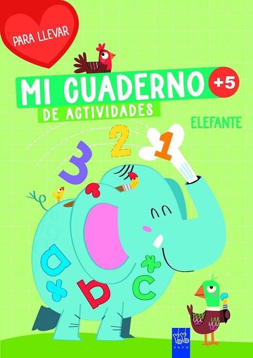 MI CUADERNO DE ACTIVIDADES PARA LLEVAR. ELEFANTE | 9788408311928 | YOYO | Llibreria Online de Tremp