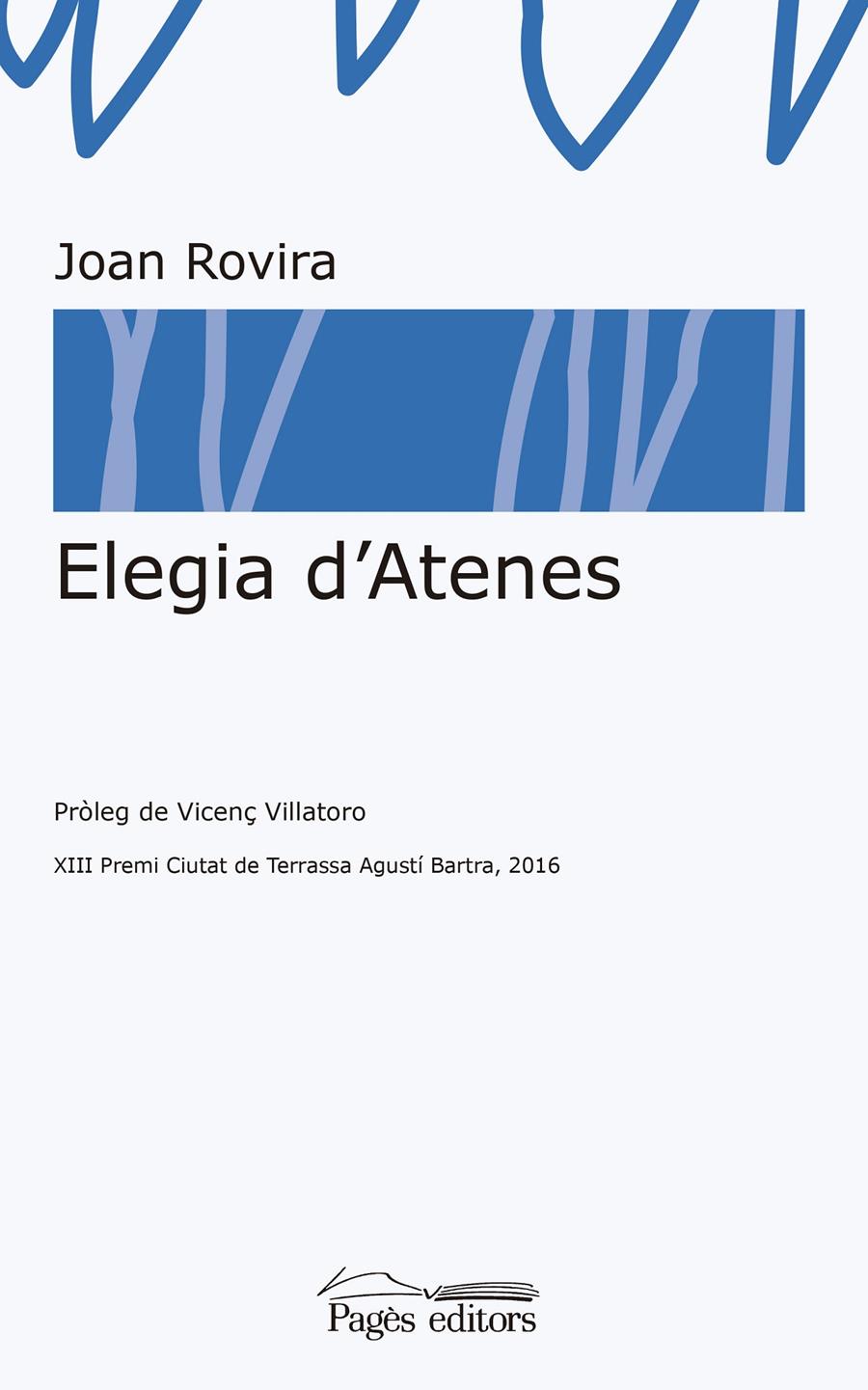 ELEGIA D'ATENES | 9788499758640 | ROVIRA I MIRET, JOAN