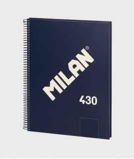 LLIBRETA MILAN ESPIRAL A4  FULL BLANC BLAVA | 8411574110248