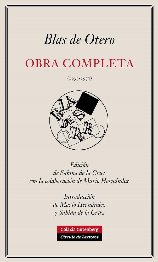 OBRA COMPLETA DE BLAS DE OTERO | 9788481099553 | OTERO, BLAS DE | Llibreria Online de Tremp