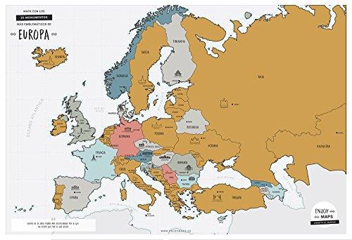 MAPA RASCABLE DE EUROPA | 7072735292060 | Llibreria Online de Tremp