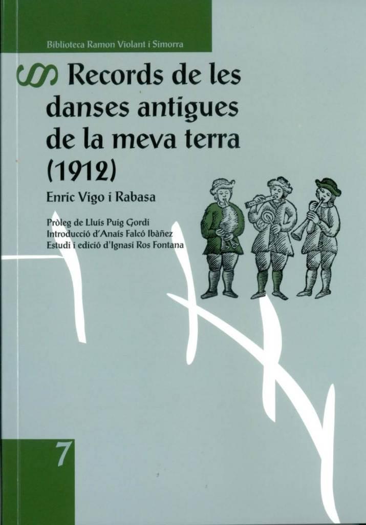 RECORDS DE LES DANSES ANTIGUES DE LA MEVA TERRA (1912) | 9788412193503 | VIGO RABASSA, ENRIC | Llibreria Online de Tremp