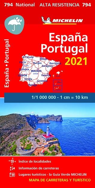 MAPA NATIONAL ESPAÑA - PORTUGAL 2021 "ALTA RESISTENCIA" | 9782067250086 | VARIOS AUTORES | Llibreria Online de Tremp