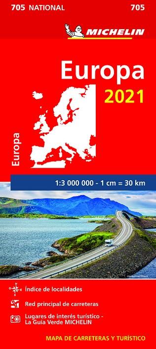 MAPA NATIONAL EUROPA 2021 | 9782067249912 | VARIOS AUTORES