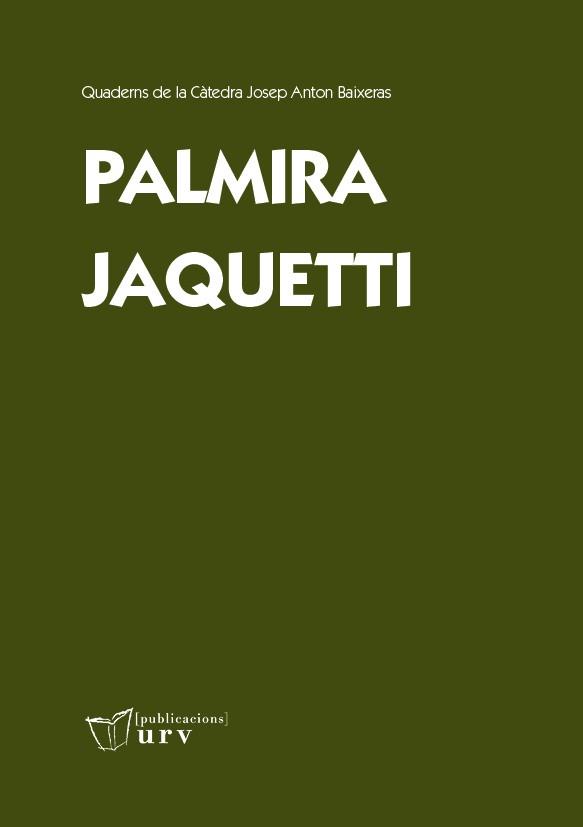 PALMIRA JAQUETTI | 9788484249368 | VV AA | Llibreria Online de Tremp