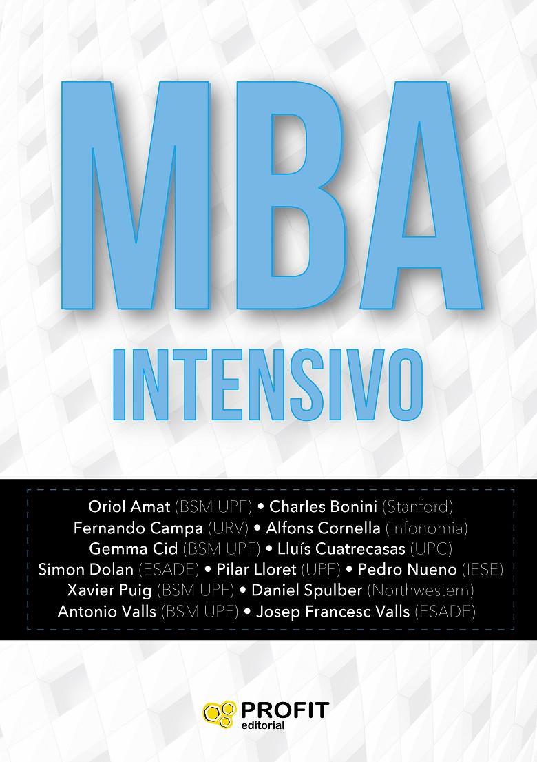 MBA INTENSIVO | 9788417209063 | VARIOS AUTORES