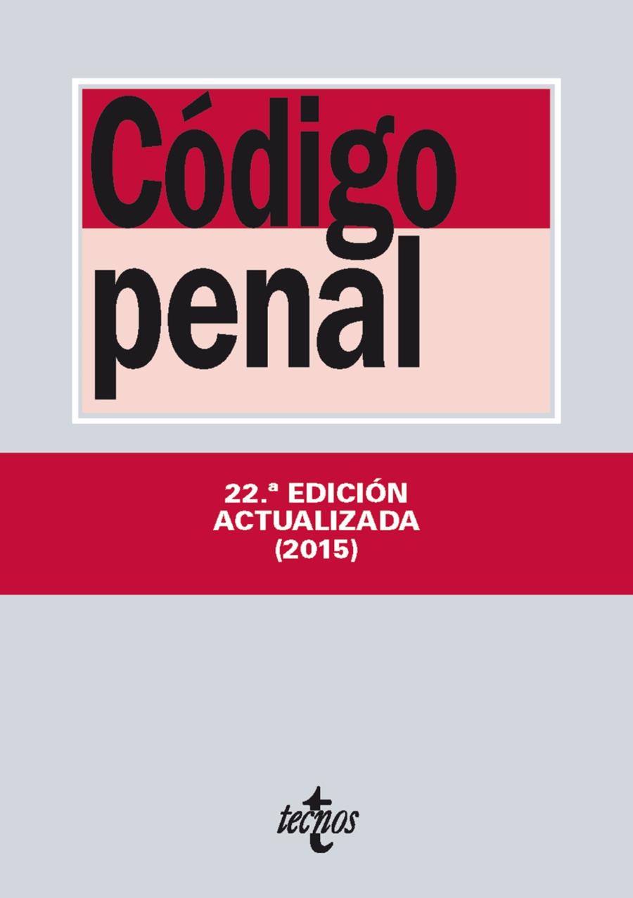 CÓDIGO PENAL | 9788430966707 | EDITORIAL TECNOS | Llibreria Online de Tremp