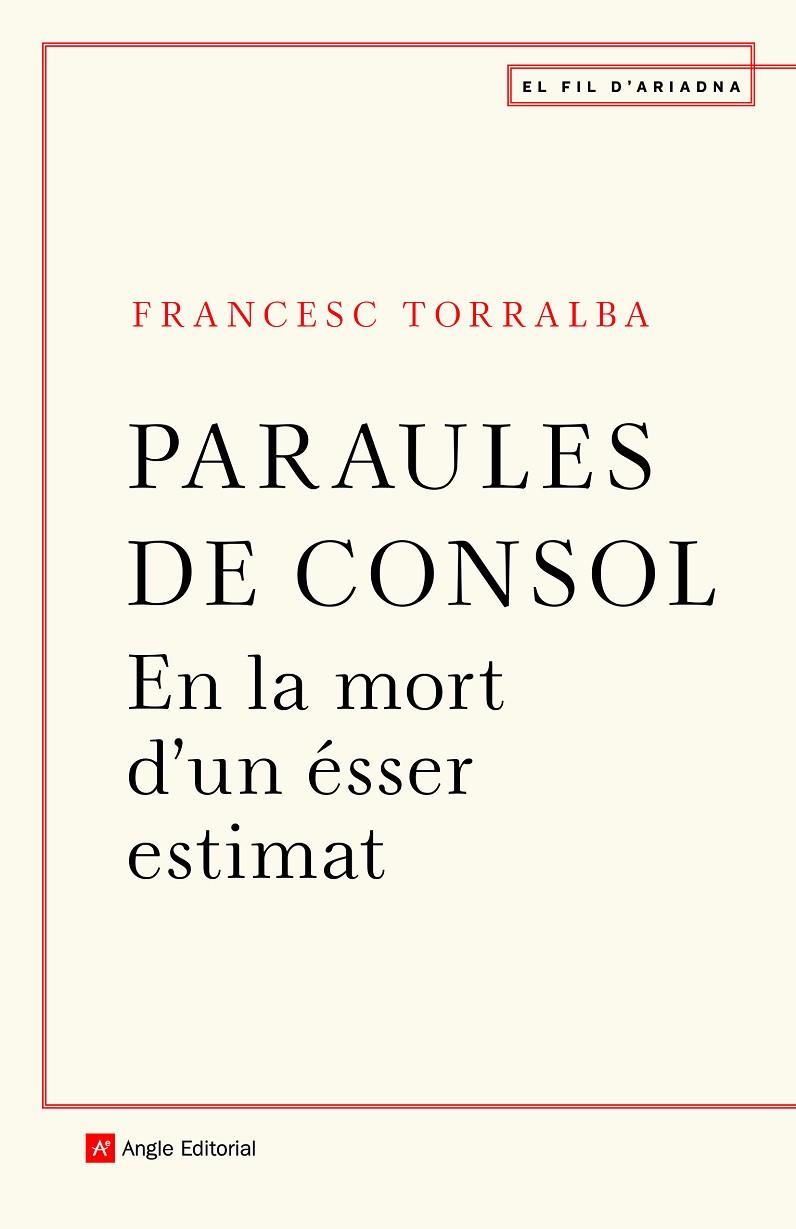 PARAULES DE CONSOL | 9788418197246 | TORRALBA ROSELLÓ, FRANCESC | Llibreria Online de Tremp