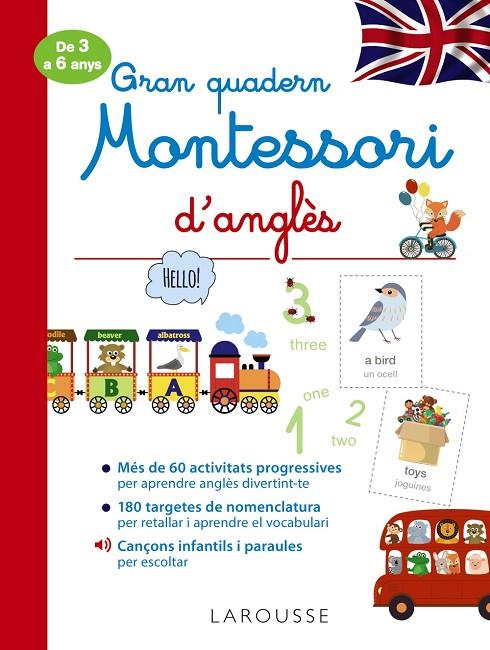 GRAN QUADERN MONTESSORI D'ANGLÈS | 9788418100284 | LAROUSSE EDITORIAL