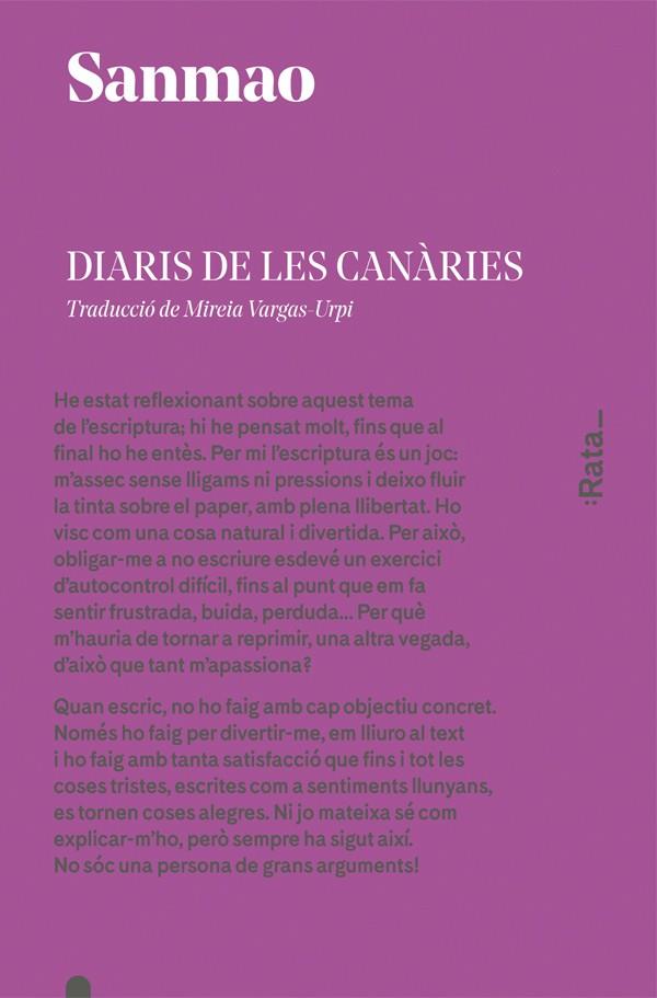 DIARIS DE LES CÀNARIES | 9788416738083 | Llibreria Online de Tremp