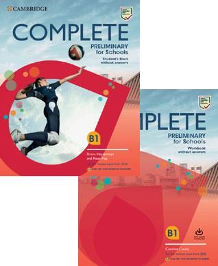 COMPLETE PRELIMINARY FOR SCHOOLS PACK STUDENTS WITHOUT KEY WITH WORKBOOK AND DOWNLOAD AUDIO SECOND EDITION | 9788490360064