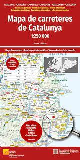 MAPA DE CARRETERES DE CATALUNYA 1:250.000 -ICGC | 9788418601231 | Llibreria Online de Tremp