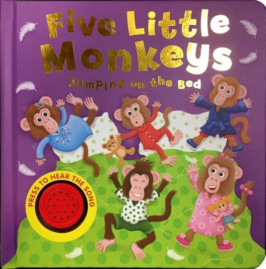FIVE LITTLE MONKEYS JUMPING TO THE BED | 9781788105736 | Llibreria Online de Tremp