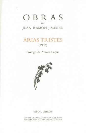 ARIAS TRISTES (1903) | 9788475220680 | JIMENEZ, JUAN RAMON | Llibreria Online de Tremp