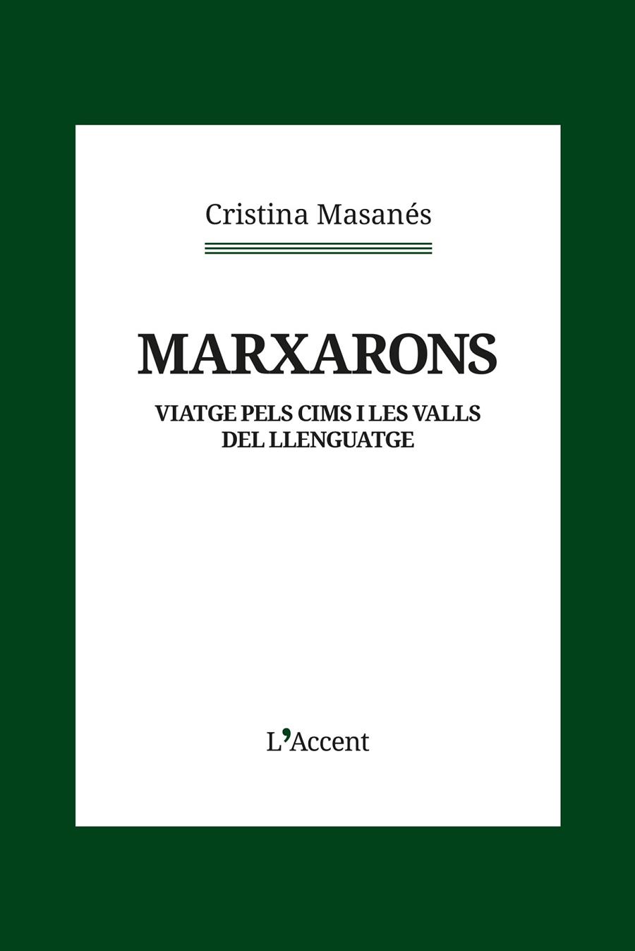 MARXARONS | 9788418680434 | MASANÉS, CRISTINA | Llibreria Online de Tremp