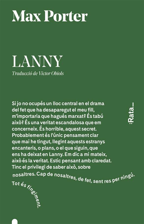 LANNY | 9788416738526 | PORTER, MAX | Llibreria Online de Tremp