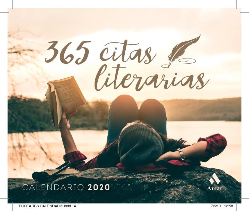 365 CITAS LITERARIAS. CALENDARIO 2020 | 9788497354882 | AMAT EDITORIAL | Llibreria Online de Tremp