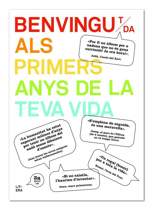 BENVINGUT/DA ALS PRIMERS ANYS DE LA TEVA VIDA | 9788494294709 | TERRER BAYO, NOELIA/RUBIO CANET, CARLOS | Llibreria Online de Tremp