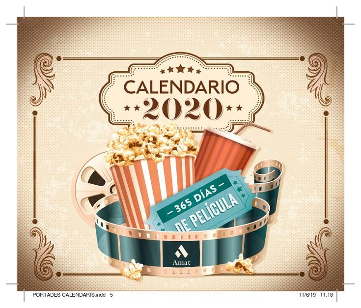 CALENDARIO DE CINE 2020 | 9788497354721 | AMAT EDITORIAL | Llibreria Online de Tremp