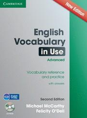 ENGLISH VOCABULARY IN USE ADVANCED WITH ANSWERS WITH CD-ROM SECOND EDITION | 9781107637764 | MCCARTHY, MICHAEL/O'DELL, FELICITY | Llibreria Online de Tremp
