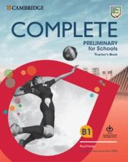 COMPLETE PRELIMINARY FOR SCHOOLS TEACHER'S BOOK WITH DOWNLOADABLE RESOURCE PACK | 9781108539104 | FRICKER, ROD/HEYDERMAN, EMMA/MAY, PETER | Llibreria Online de Tremp
