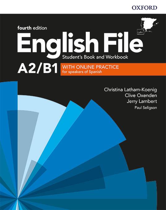 ENGLISH FILE 4TH EDITION A2/B1. STUDENT'S BOOK AND WORKBOOK WITH KEY PACK | 9780194058124 | LATHAM-KOENIG, CHRISTINA/OXENDEN, CLIVE/LAMBERT, JERRY/SELIGSON, PAUL | Llibreria Online de Tremp