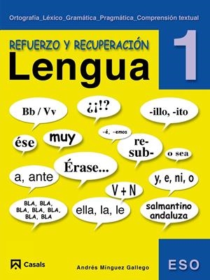 REFUERZO DE LENGUA REPASA Y APRUEBA 1 | 9788421836613 | MÍNGUEZ GALLEGO, ANDRÉS | Llibreria Online de Tremp