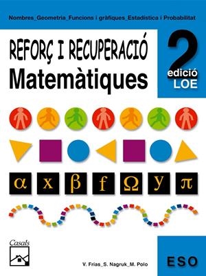 MATEMATIQUES, 2 ESO. REFORÇ | 9788421833315 | FRIAS RUIZ, VICENTA