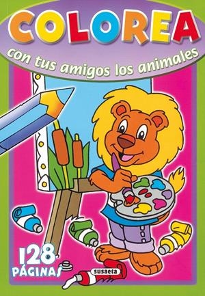 COLOREA CON TUS AMIGOS LOS ANIMALES | 9788430570737 | Llibreria Online de Tremp