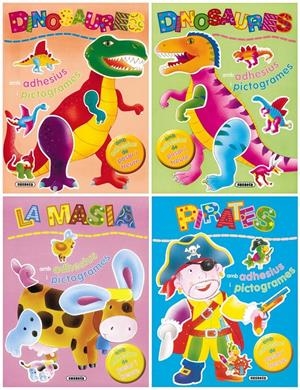 DINOSAURES AMB ADHESIUS I PICTOGRAMES | 9788430566136 | Llibreria Online de Tremp