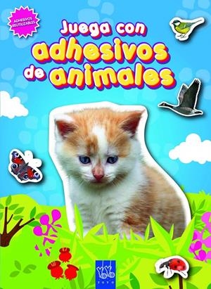 JUEGA CON ADHESIVOS DE ANIMALES. AZUL | 9788408090076 | AAVV | Llibreria Online de Tremp