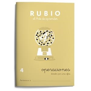 PROBLEMAS RUBIO, N 4 OPERACIONS DIVIDIR POR UNA CIFRA | 9788485109562 | Llibreria Online de Tremp