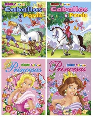 SUPER COLOREA CABALLOS Y PONIS | 9788467705355 | Llibreria Online de Tremp