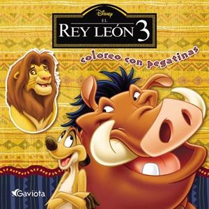REY LEON 3 : COLOREO CON PEGATINAS | 9788439203346 | DISNEY