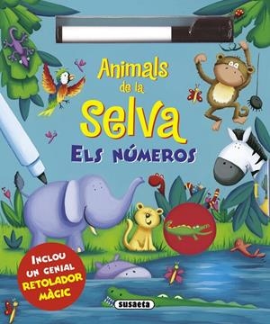 ANIMALS DE LA SELVA - ELS NÚMEROS | 9788467733778 | SUSAETA, EQUIP