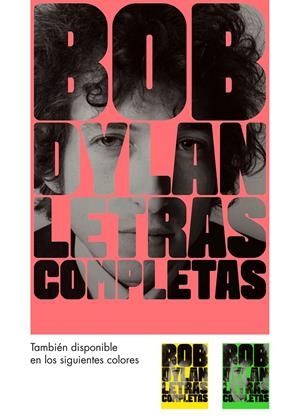 LETRAS COMPLETAS | 9788416665594 | DYLAN, BOB  | Llibreria Online de Tremp