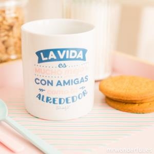 TAZA LA VIDA ES MUCHO MEJOR CON AMIGAS COMO TU ALREDEDOR | 8435460710039 | Llibreria Online de Tremp